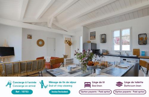 Saint-Martin-de-Re House | Family-Friendly Maison Steps from Cible Beach, Rated 8.9