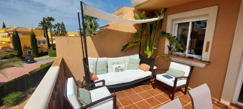 Vera Beach Apartment | Oceanfront Ático Chipre: Guest Rated 9.8 with Pool Access