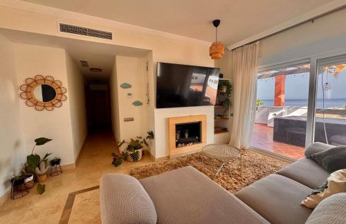 San Roque Apartment | Attractive Penthouse with Scenic Views and Pool Access
