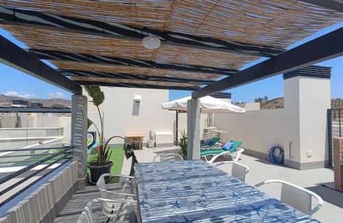 Benajarafe Apartment | Oceanfront Ático en Benajarafe with Pool & Exceptional Views