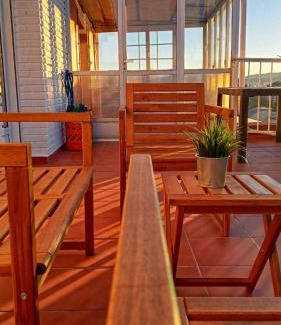Gijon-Este Apartment | Inviting Ático with Terrace near Beach and Fútbol Events