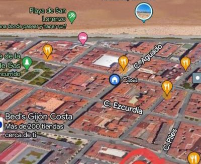 Gijon-Este Apartment | Inviting Ático with Terrace near Beach and Fútbol Events