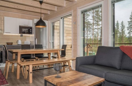 Akaslompolo House | Indulge at Äkäsmartti by Interhome: Top-Rated Lake View Escape