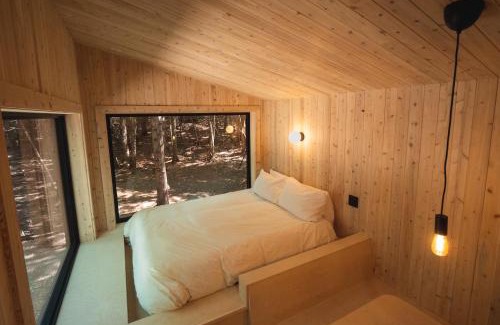 Miguasha-Ouest Ski Chalet | ÉST Eco-Cabins: Pet-Friendly Retreat with Spa & Breakfast