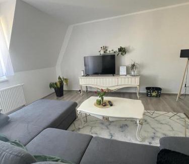 Halle Apartment | Experience Serenity Over the Rooftops of Halle