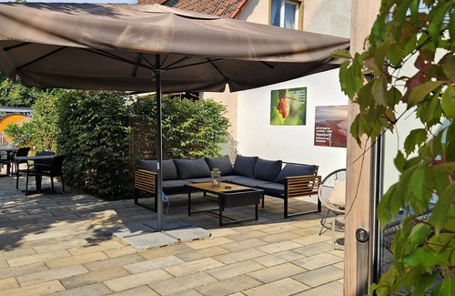 Volkach Apartment | Unique Stay in a Wine Barrel with Ocean View & Spa