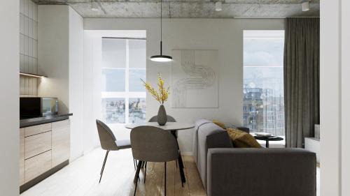 Maliyevtsy Apartment | Designer Studio Apartments: Top-Rated Stay Near Libid Plaza