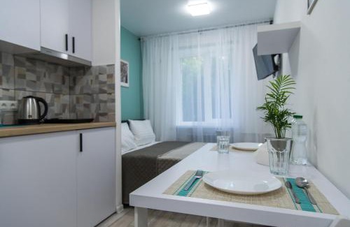 Svyatoshyns'kyi District Apartment | Eco-Friendly MF Apartments with Hot Tub and Breakfast