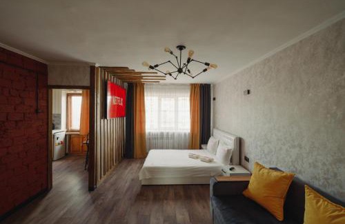 Petropavlovsk Apartment | Stylish Two-Bedroom Apartment in Central Versace