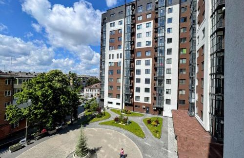 Rivne Apartment | Central Apartment: Guest Rated 9.8, Ideal for Families!