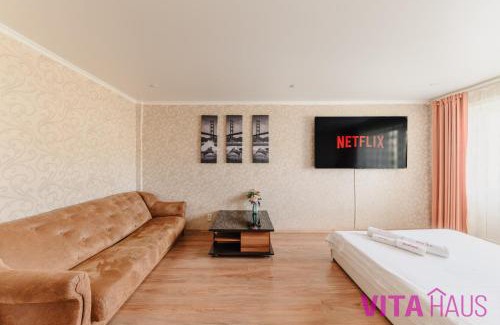 Petropavlovsk Apartment | Central Apartment in Active Hub: Pet & Child Friendly Stay
