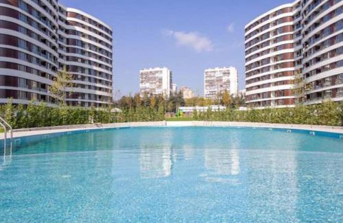 Varna Municipality Apartment | Elegant Apartment with Year-Round Pool and Jacuzzi Access