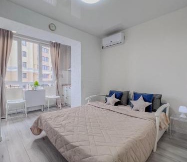 Petrovskoye Apartment | Child-Friendly Light Studio Near Kharkiv Passenger Station