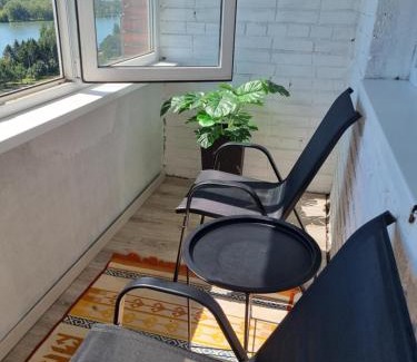 Oskemen Apartment | Scenic Riverside Retreat on the Irtysh River