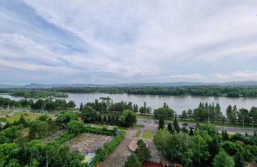 Oskemen Apartment | Scenic Riverside Retreat on the Irtysh River