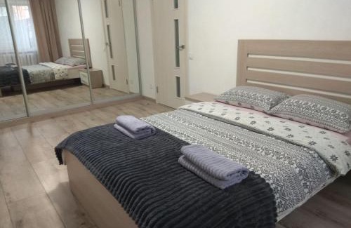Rivne Apartment | Spacious 2-Bedroom Retreat in the City Center