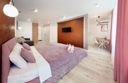 Yavory Apartment | Modern Hotel at ЧЕРВОНОЇ КАЛИНИ 56А, Rated 9/10 by Guests