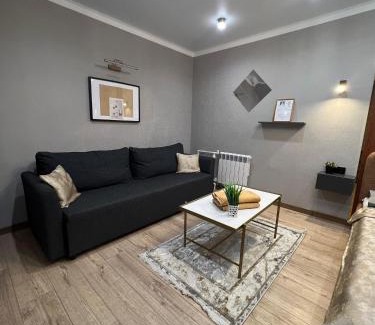 Karagandy Apartment | Discover Нуркен Абдирова 36: Family-Friendly Retreat