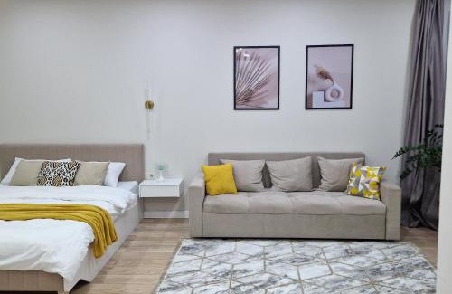 Almaty Apartment | Elegant Studio Apartment at Mega Park - Rated 9.9/10
