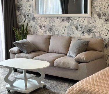 Kryvyi Rih Apartment | Elegant LUX Apartments with Balcony on Central Avenue