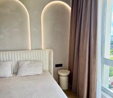 Cherkasy Apartment | Modern Two-Bedroom Apartment by the Dnipro River