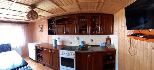 Verkhovyna Apartment | Family-Friendly Садиба Горизонт with Kitchen Amenities