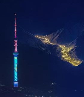 Almaty Apartment | Experience the Magic at Северное сияние – Rated 10/10!