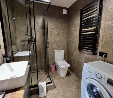 Ternopil Apartment | Chic Central Apartment near Train Station with Top Amenities