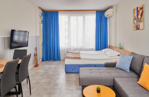 Pomorie Apartment | Pet-Friendly Studio Kalina with a 9.1 Guest Rating