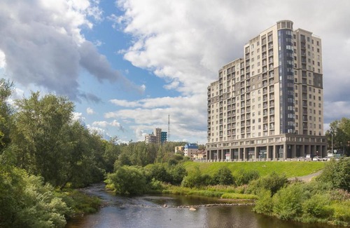 Petrozavodsk Apartment | Stylish Studio with Park and River Views - Wheelchair Accessible
