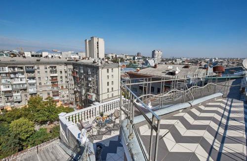 Petrovskoye Apartment | Unique Two-Level Penthouse with Terrace in City Center