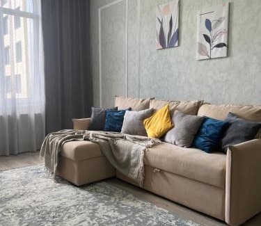 Nur-Sultan Apartment | Cozy Apartment Near Bayterek with Family-Friendly Amenities
