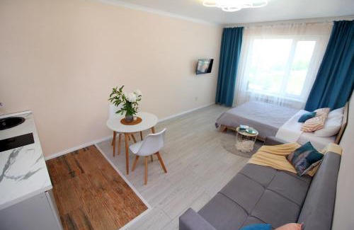 Almaty Apartment | Cozy Studio at ЖК Шахар near Asia Park with Ocean View