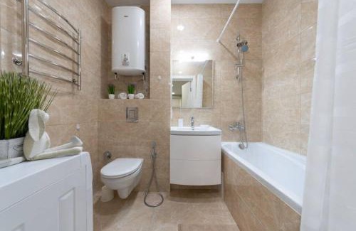 Holosiivskyj Apartment | Elegant 2-Bedroom Apartment in Teremki - Rated 9.1/10