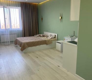 Almaty Apartment | Discover Шолпан Сити 142 B: Pet-Friendly & Family Approved