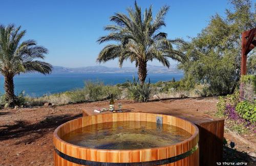 Ramot Cabin | Escape to בקתה בתמרים: Guest Rated 9/10 with Pool & Hot Tub