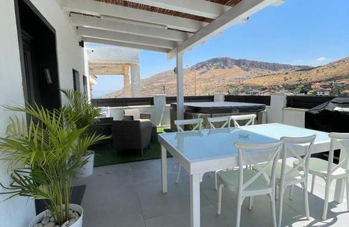 Migdal Villa | Explore Comfort at LaArbel: Pet-Friendly with Pool & Hot Tub