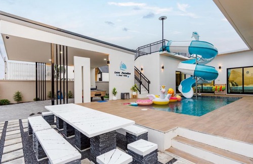 Cha-am Villa | Relax at Love Paradise Villa with Pool in Cha-am