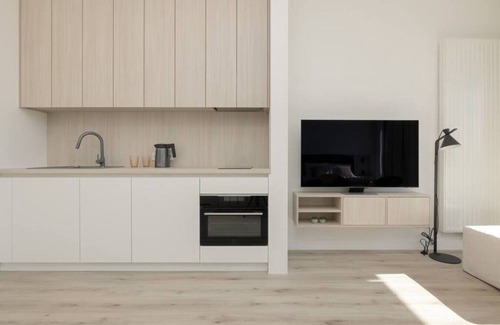 Trzebiatow Apartment | Oceanfront Studio with Terrace Steps from the Beach