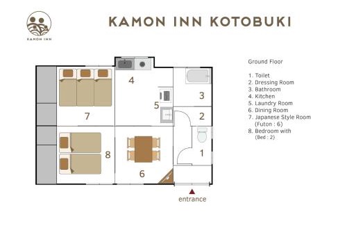 Izumi House | Discover カモンイン 寿: Family-Friendly Retreat with 10/10 Rating