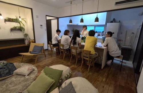 Kadena-cho Villa | Modern Retreat with BBQ Terrace & Free Wi-Fi for 10 Guests