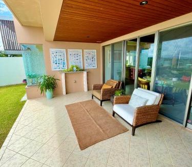 Kadena-cho Villa | Explore Comfort at 読谷目黒や: Pet-Friendly & Pool Access