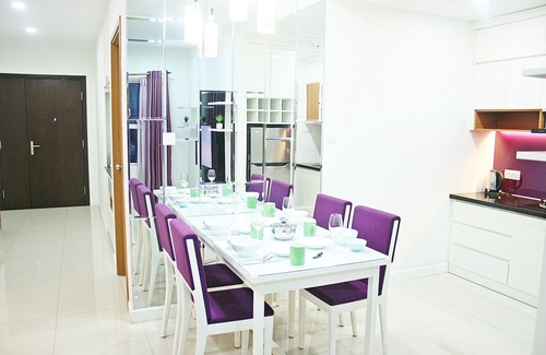 District 7 Apartment | Discover Sunrise City: Modern 2-Bedroom with Pool Access