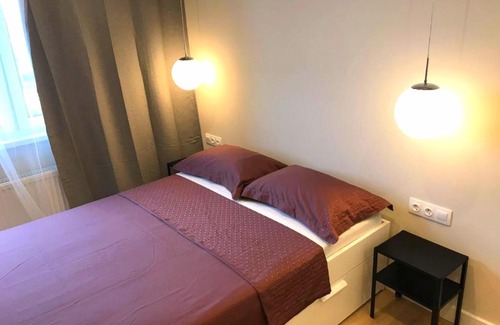 Ufa Apartment | Stunning Aksakova 2 One-Bedroom with Hot Tub & View