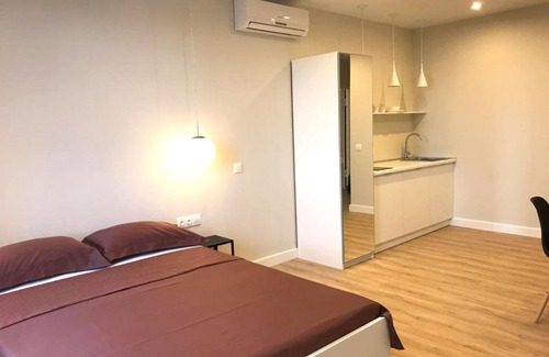 Ufa Apartment | Stunning Aksakova 2 One-Bedroom with Hot Tub & View