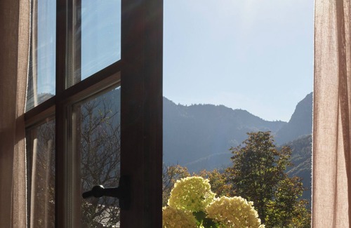 Schleching Apartment | 06 Vroni, 110 sqm, 3 bedrooms, balcony, sauna, Swedish stove
