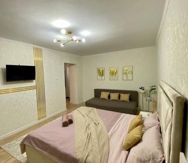 Aktobe Apartment | Cozy 1-Bedroom Apartment Near Cosmos with Private Pool