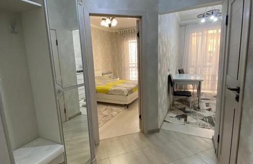 Shymkent Apartment | Premier 1-Bedroom Apartment at ЖК Атамекен - Guest Rated 9/10