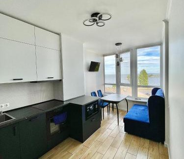 Cherkasy Apartment | Elegant 1-Bedroom Suite with Dnipro River Views