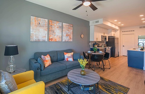 Desert View Village Condo | Experience Resort Pool & Ocean Views with King Bed Comfort